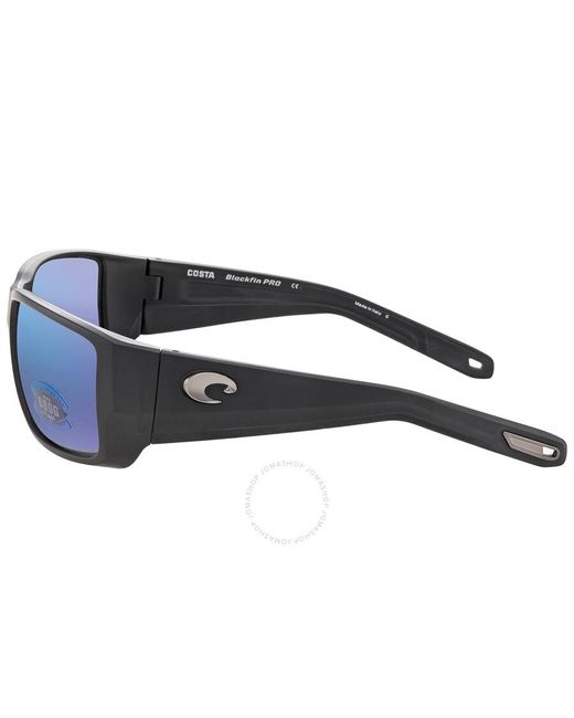 Costa Del Mar Blackfin Pro Blue Mirror Polarized Glass Sunglasses 06s9078 907801 60 for men