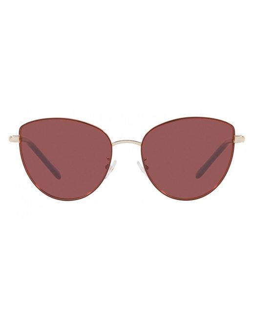 Tory Burch Brown Solid Bordeaux Cat Eye Sunglasses