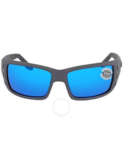 Costa Del Mar Permit Blue Mirror Polarized Glass Sunglasses Pt 98 Obmglp 62 for men