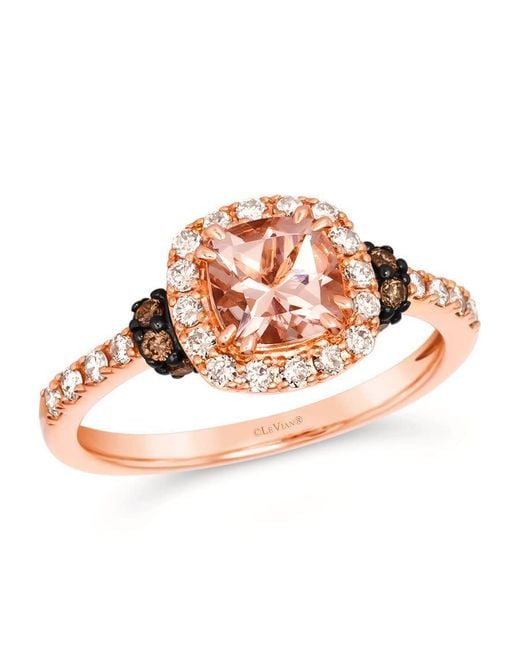 Le Vian Pink Ladies Peach Morganite Rings Set