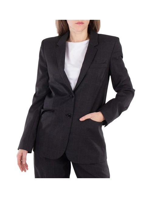 Isabel Marant Black Stretch Virgin Wool Lesandre Jacket