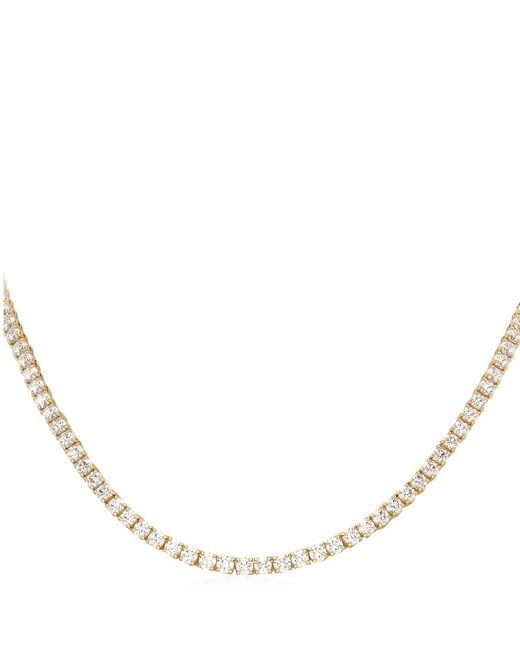 Swarovski Metallic Matrix Tennis Necklace S New Shiny