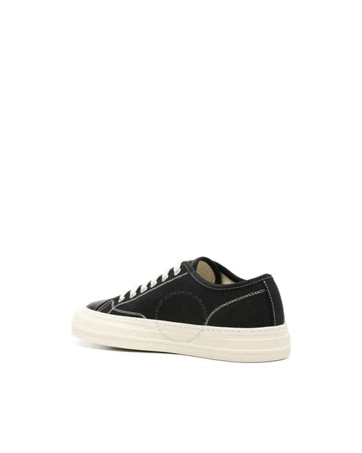 Common Projects Black Tournament Canvas Low-Top Sneakers for men