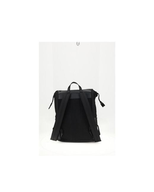 Fendi Black Nylon Flux Backpack