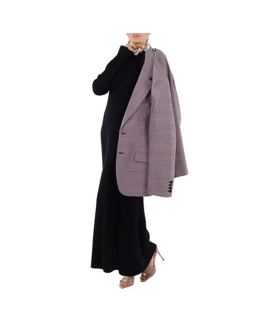 Vetements Black Check 3.0 Tailored Blazer Jacket