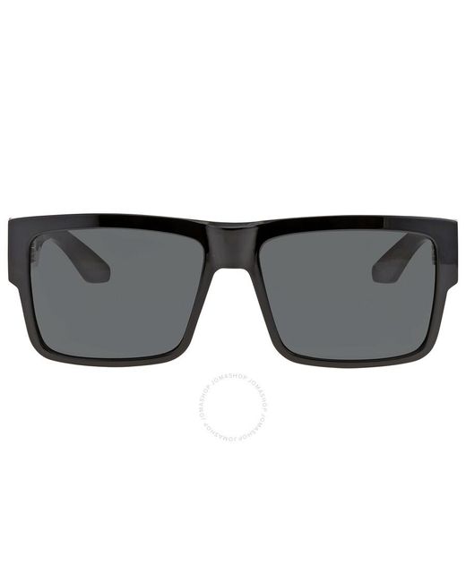 Spy Black Cyrus Happy Gray Green Square Sunglasses 673180038863 58 for men