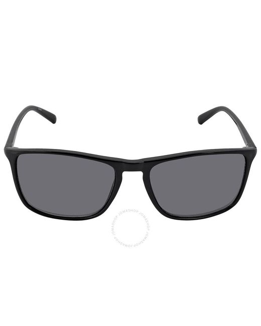 Calvin Klein Brown Rectangular Sunglasses Ck20524s 001 57 for men