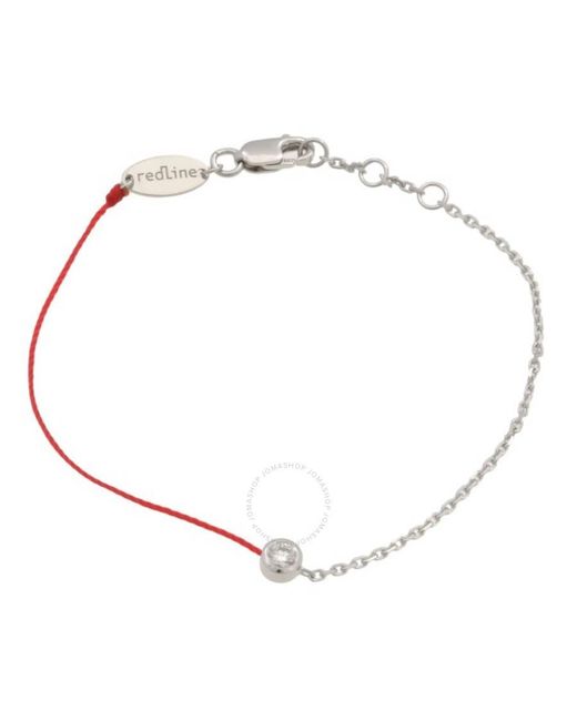RedLine Metallic Pure Round Diamond String-Chain Bracelet