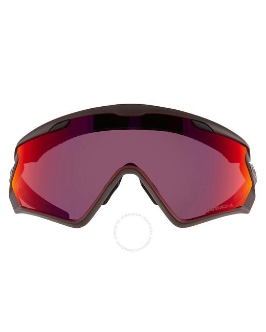 Oakley Purple Wind Jacket 2.0 Prizm Road Shield Sunglasses Oo9418 941829 45 for men