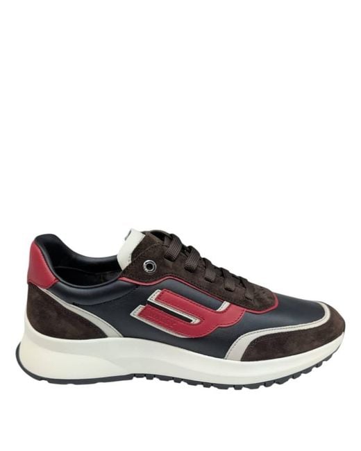Bally White Demmy Calf Suede Low-Top Sneakers, Brand Size 9.5 Us for men