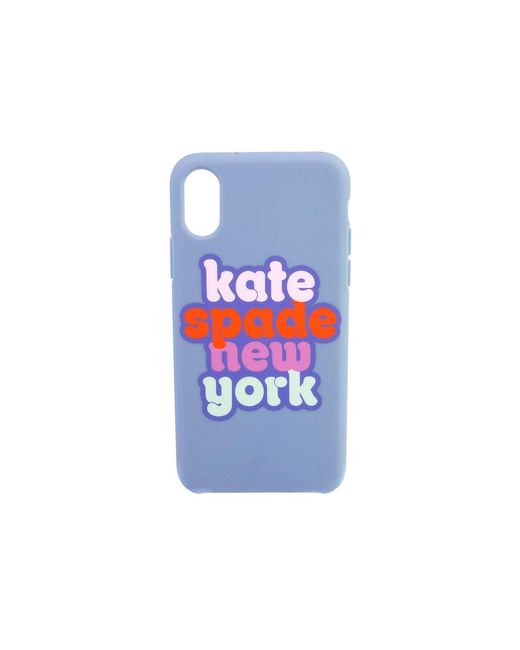 Kate Spade Blue Ladies Iphone X/Xs Soft Touch Ksny Case