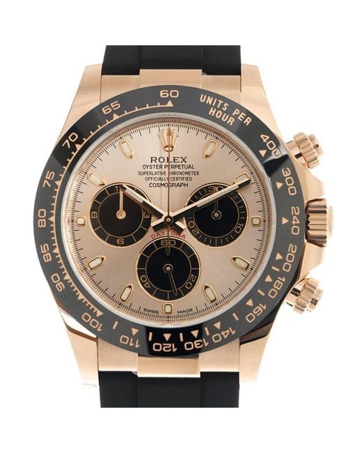 Rolex Metallic Daytona Chronograph Automatic Chronometer Pink Dial Watch -0059 for men