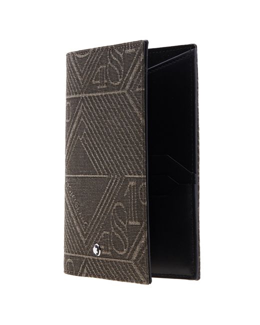 Montblanc Gray 4810 Jacquard Passport Holder