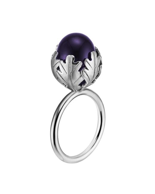 Baccarat Blue 'Murmure' Crystal Ring Size 7 2610290 for men