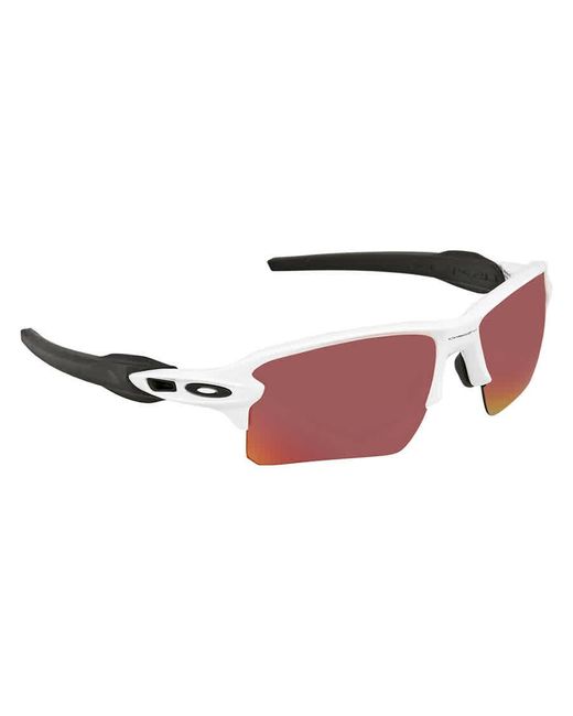 Oakley Red Flak Jacket 2.0 Xl Prizm Field Sport Sunglasses Oo9188 918803 for men