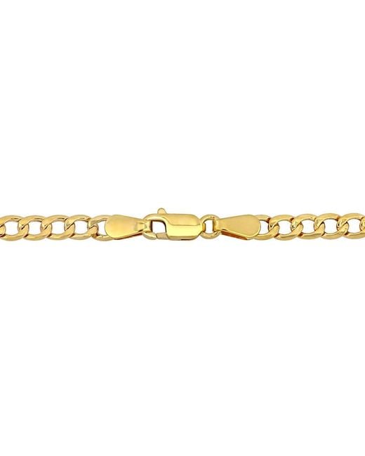 Amour Metallic 3Mm Curb Link Chain Bracelet