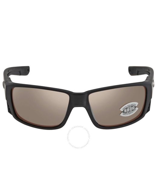 Costa Del Mar Brown Tuna Alley Pro Copper Silver Mirror Polarized Glass Sunglasses 6s9105 910503 60 for men