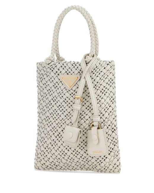Prada White Handbags
