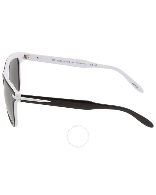 Michael Kors Gray Telluride Gunmetal Square Sunglasses Mk2178 39206g 54 for men