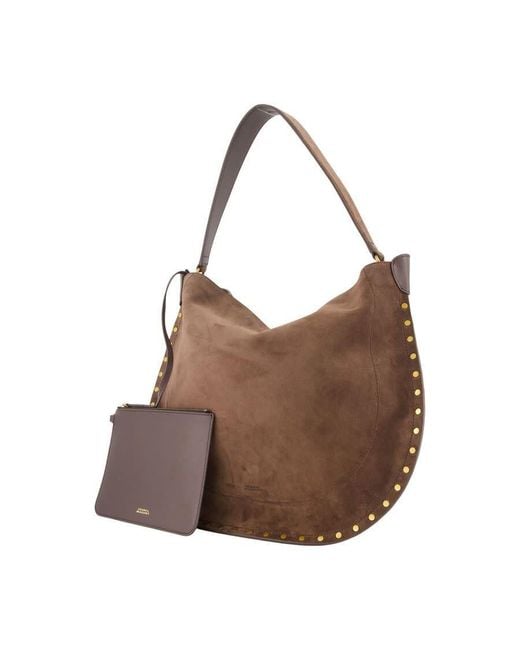 Isabel Marant Brown Oskan Shoulder Bag