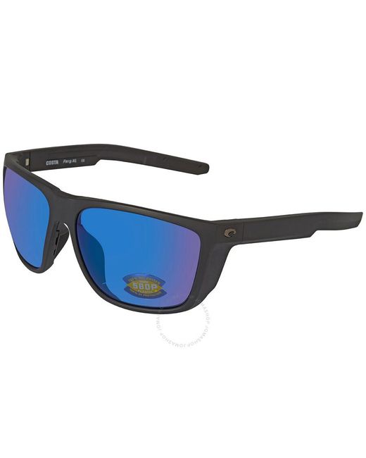Costa Del Mar Cta Del Mar Ferg Xl Blue Mirror Polarized Polycarbonate Sunglasses  901205 62 for men