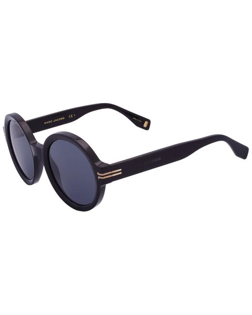 Marc Jacobs Black Grey Round Sunglasses Mj 1036/s 0rhl/ir51