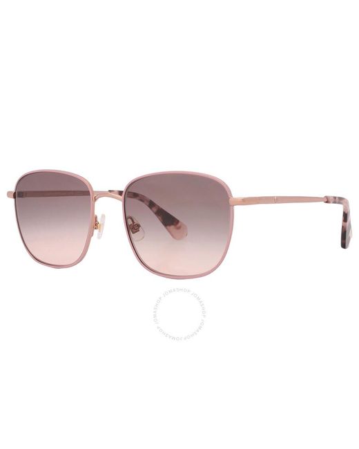 Kate Spade Brown Grey Fuschia Sport Sunglasses Kiyah/s 035j/ff 53