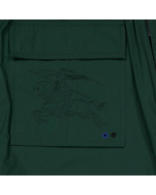 Burberry Green Drawstring Cargo Pants for men