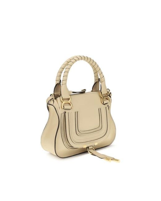 Chloé Natural Chlo Marcie Shoulder Bag