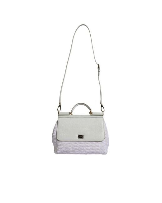 Dolce & Gabbana White Dolce & Gabbana Crossbody Bag for men