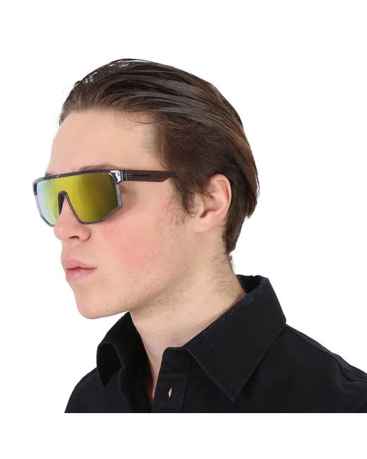 Skechers Yellow Brown Mirror Sunglasses Se6249 20g 00 for men