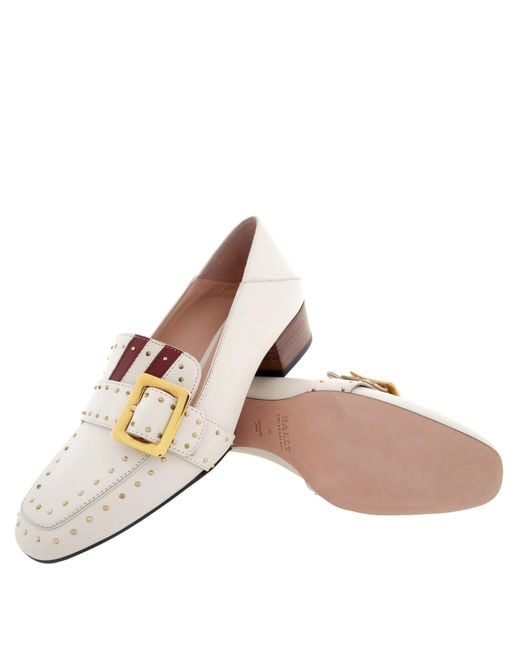 Bally Pink Marcella Janelle Studded Leather Pumps, Brand Size 35 Us