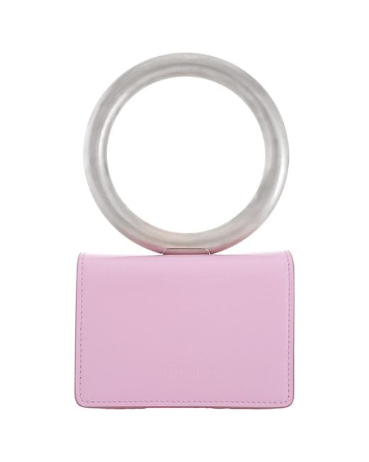 Ferragamo Pink Micro Pouch Card Holder