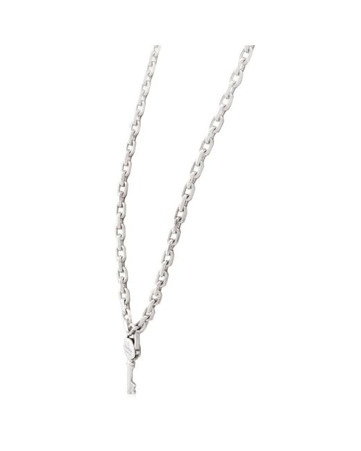 Gucci Metallic Trademark Sterling Key Necklace Ybb796343001