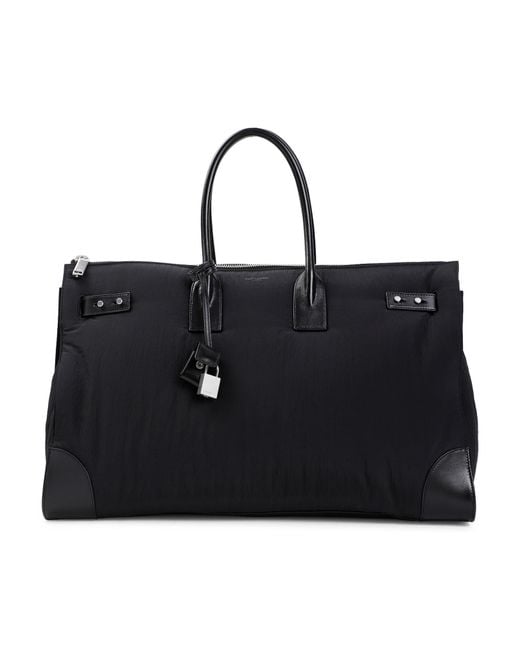 Saint Laurent Black Sac De Jour 48H Duffel for men