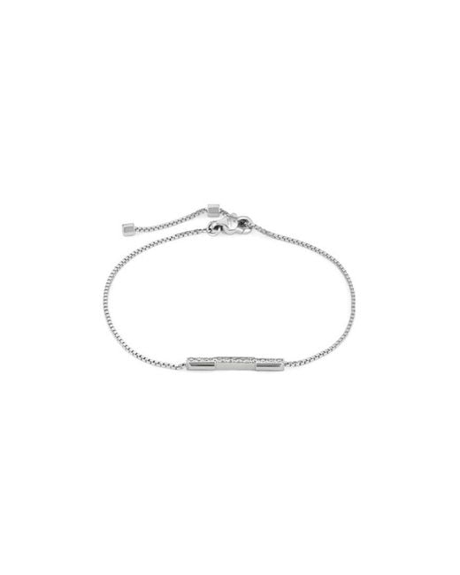 Gucci Metallic Link To Love Bracelet With Diamonds