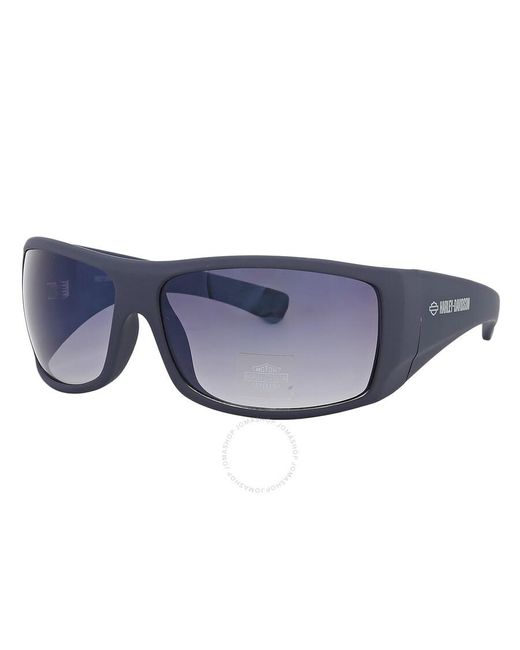 Harley Davidson Blue Mirror Sunglasses Hd0158v 92x 66 for men
