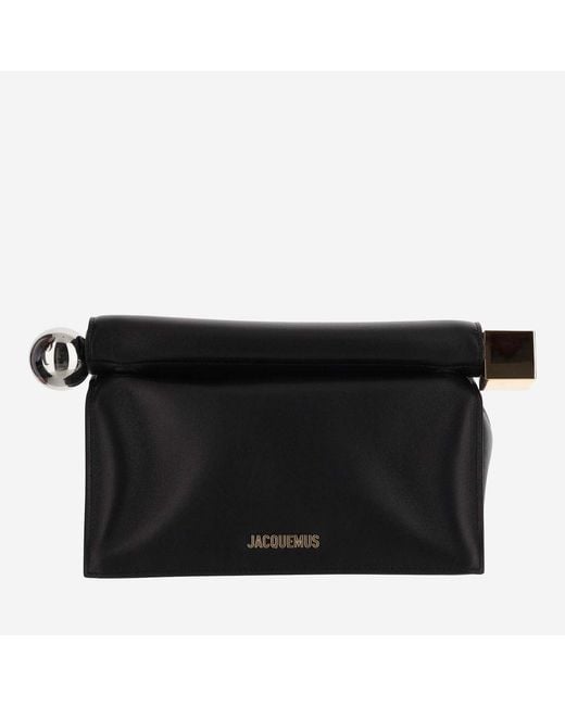 Jacquemus Black La Pochette Rond Carr