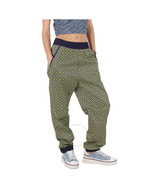 Moncler Green Lemon-print Track Pants