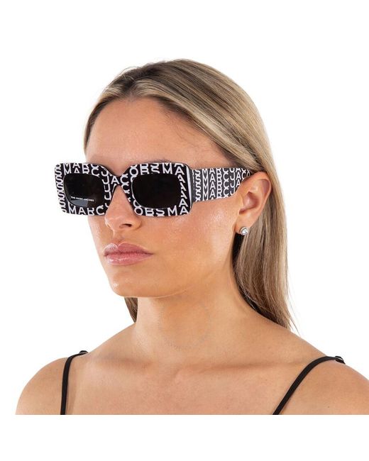 Marc Jacobs Grey Square Sunglasses Marc 488/n/s 003k/ir 51