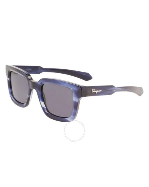 Ferragamo Black Square Sunglasses Sf1064s 422 48 for men