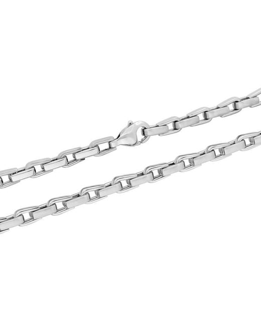 Robert Alton Metallic Horseshoe Link Stainless Steel Chain for men