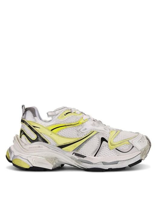 Balenciaga White Runner 2.0 Mesh Sneakers, Brand Size 41 Us for men