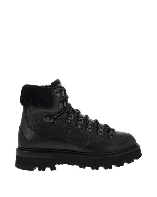 Moncler Black Classic Peka Trekking Boots, Brand Size 40 Us