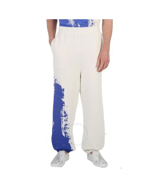 A_COLD_WALL* White Stone Brushstroke Jersey Pants for men