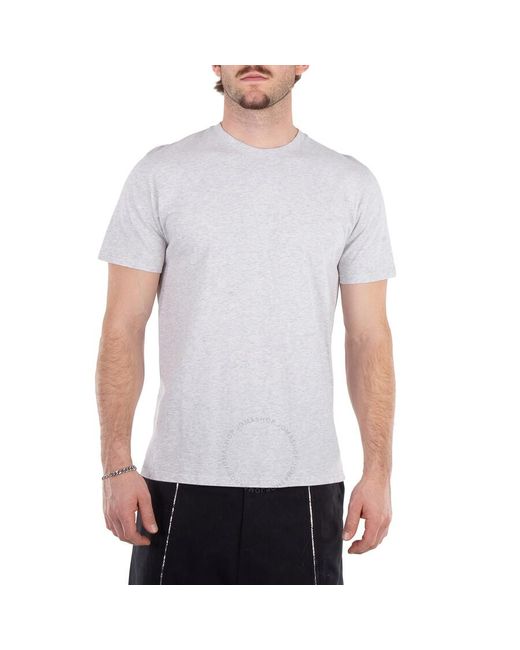 COLORFUL STANDARD White Snow Melange Classic Organic Cotton T-Shirt for men