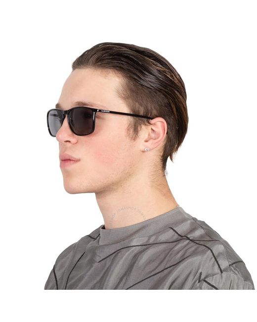 Calvin Klein Brown Rectangular Sunglasses Ck20524s 001 57 for men
