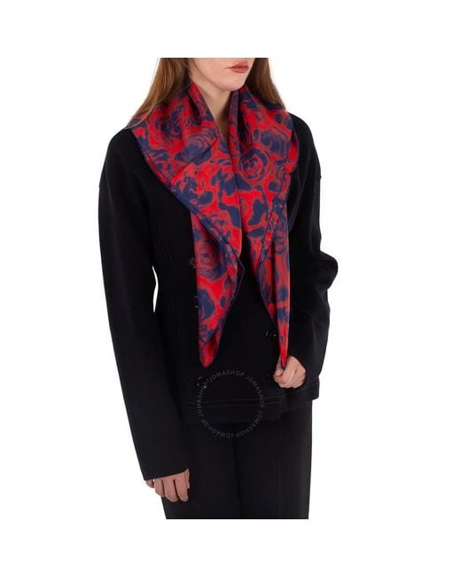 Burberry★素敵！Silk Square Scarf with Flower Print s-l1200.jpg