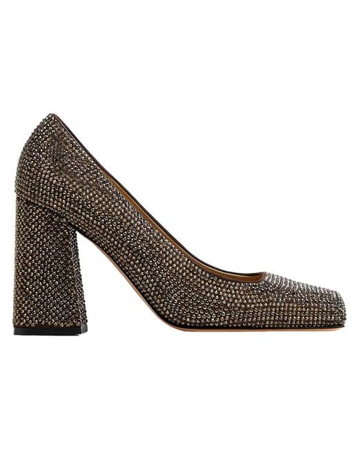 Bottega Veneta Brown 100Mm Tower Pumps
