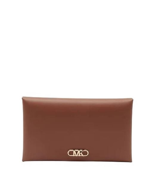 Michael Kors Brown Empire Travel Leather Wallet